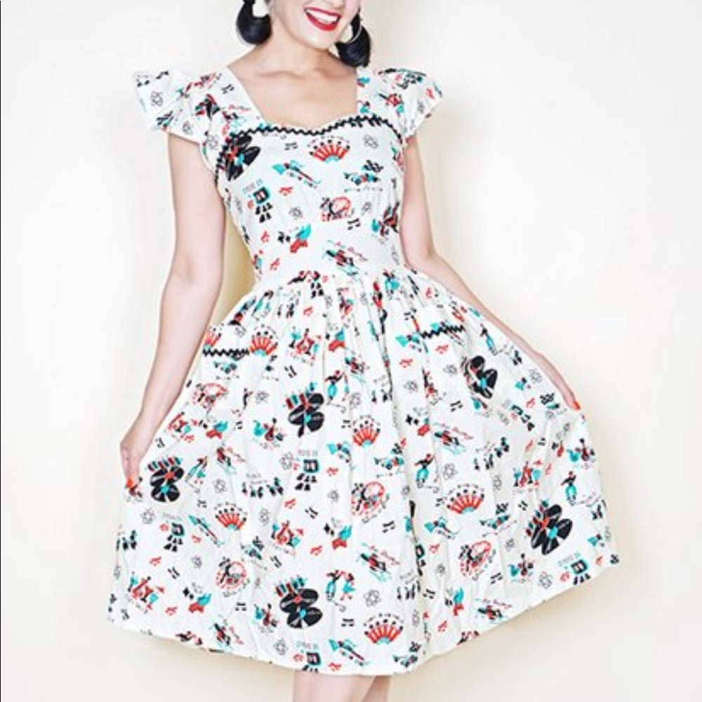 *SOLD* Bernie Dexter Atomic festival Loretta dress